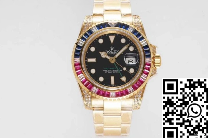 II Black Master Rolex Dial 116758 SAru-78208 Factory GMT ROF 0328